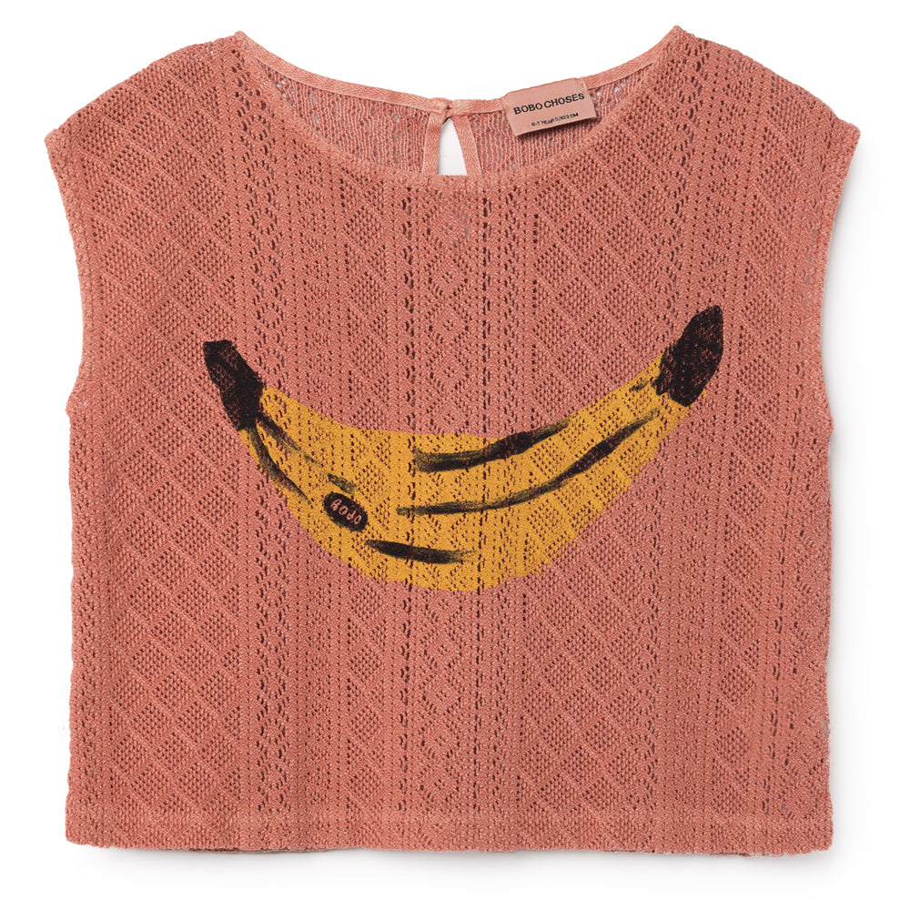 bobo choses banana knitted shirt