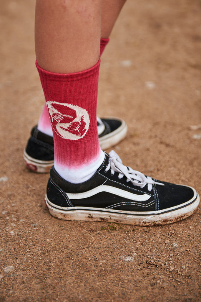 alphabet soup Dip Dunk Sock