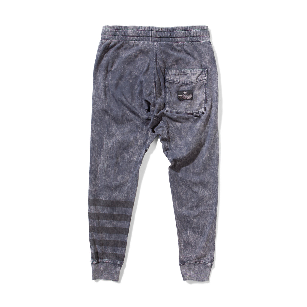 Munster kids crystal trackpant - washed midnight