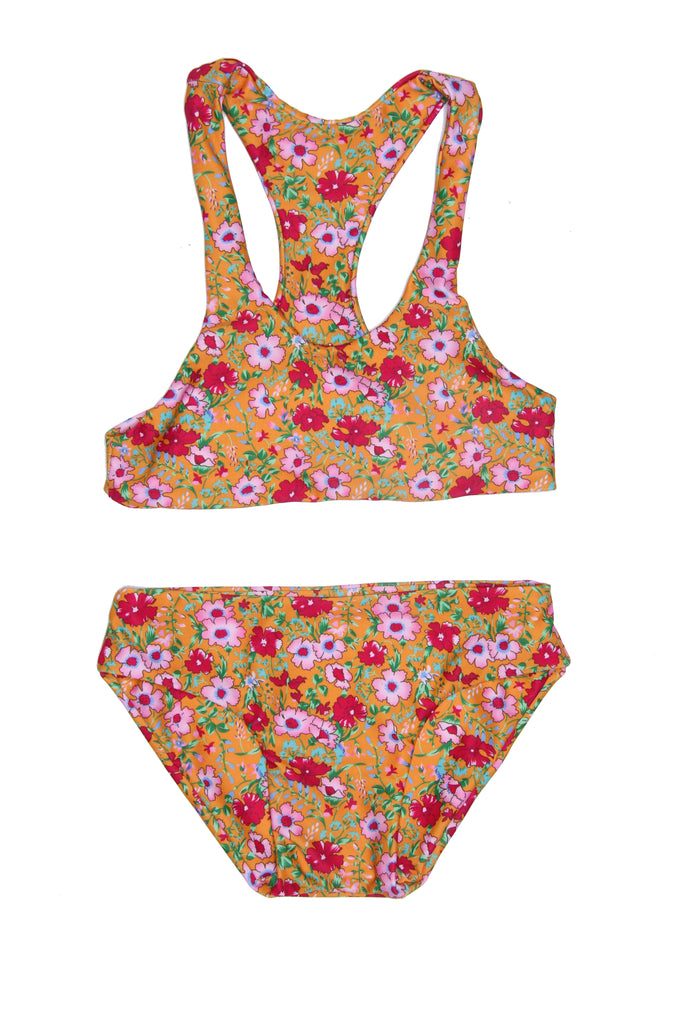 Coco and Ginger - COVE Bikini Set - Saffron Indian Flowers