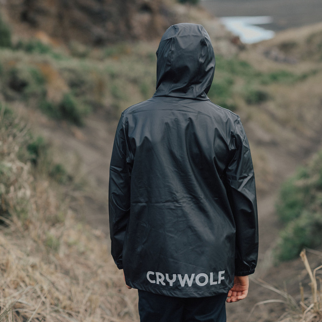 Crywolf Play Jacket Black Raincoat