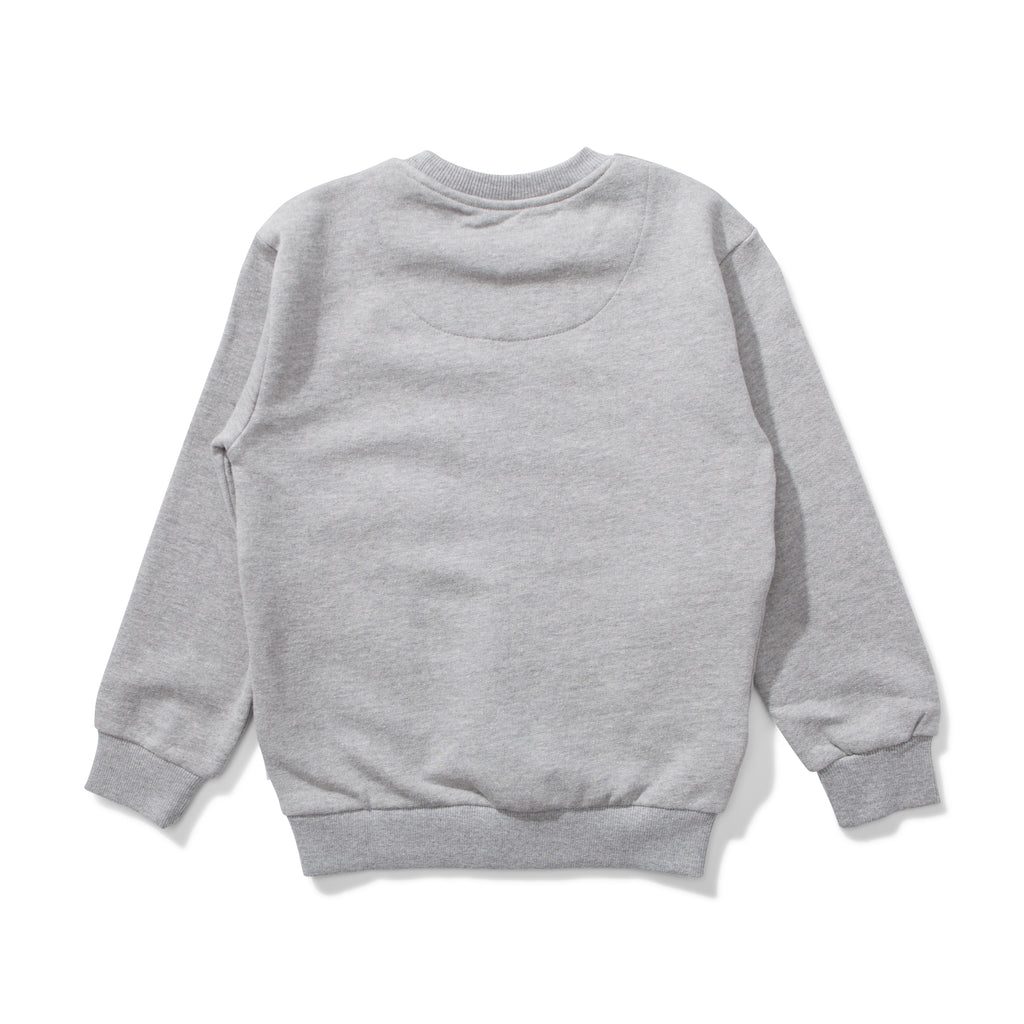 missie munster gallah fleece jumper grey marble