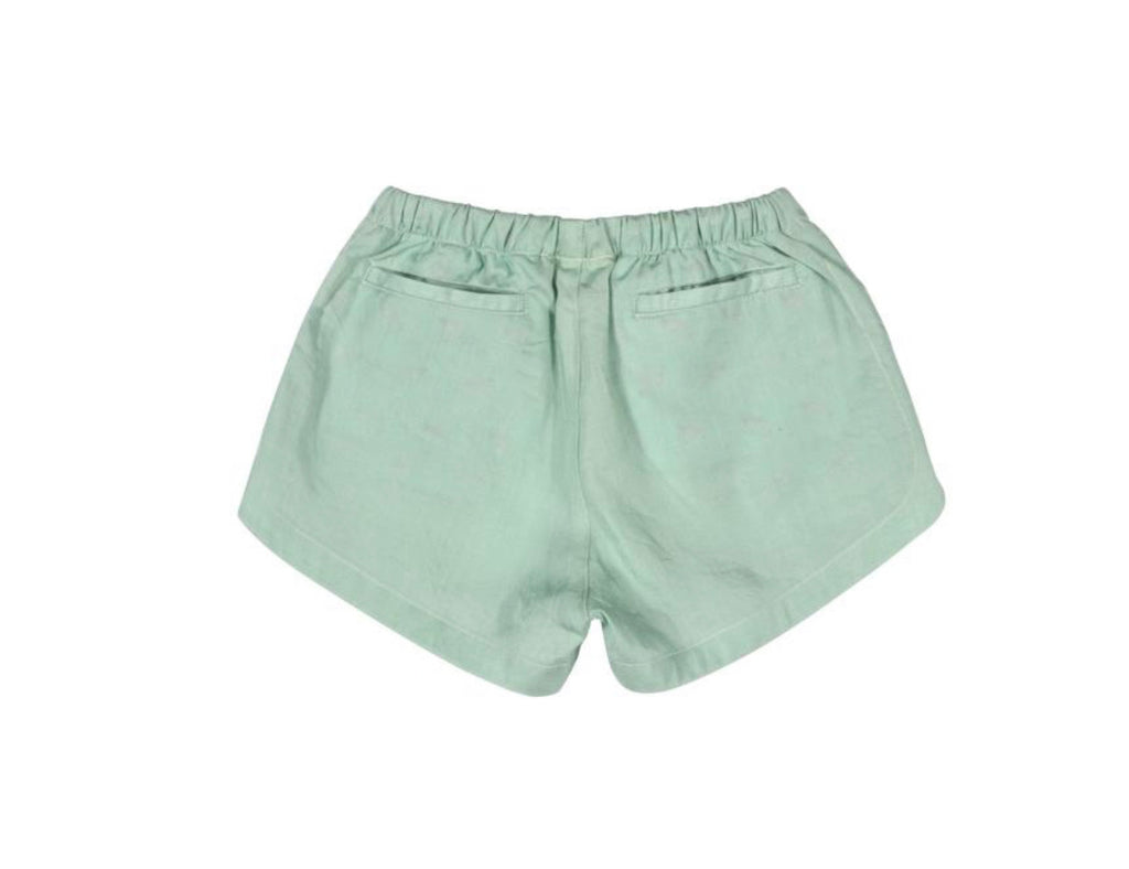 paper wings chambray shorts - mint