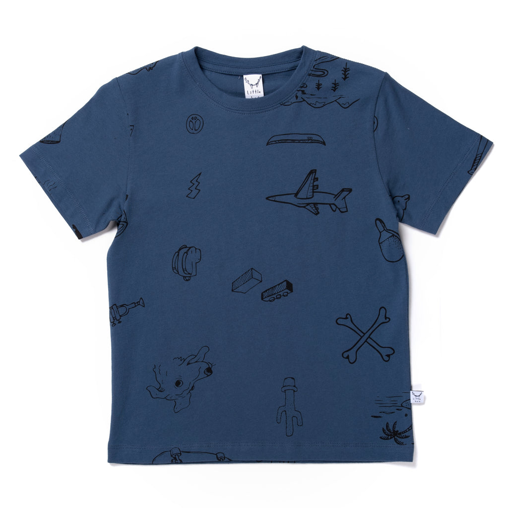 Little horn small sketches tee