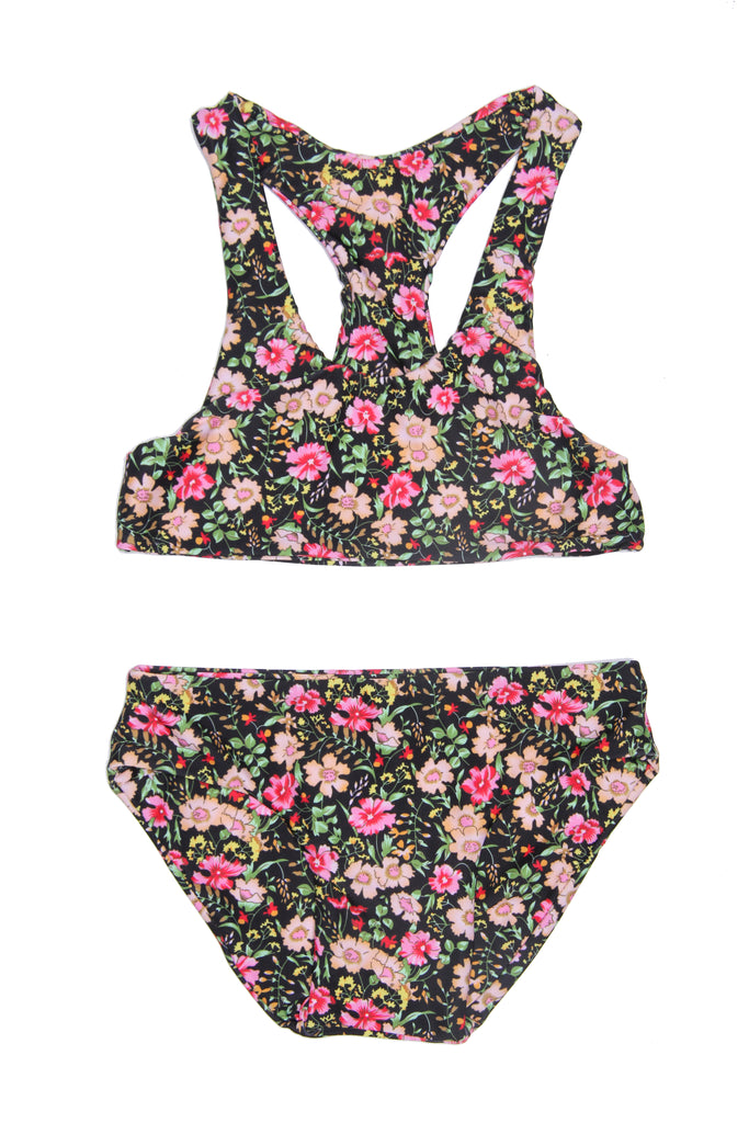 Coco and Ginger - COVE Bikini Set - Midnight Indian Flowers