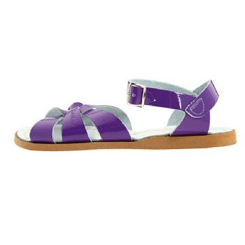 salt water sandals children's shiny violet